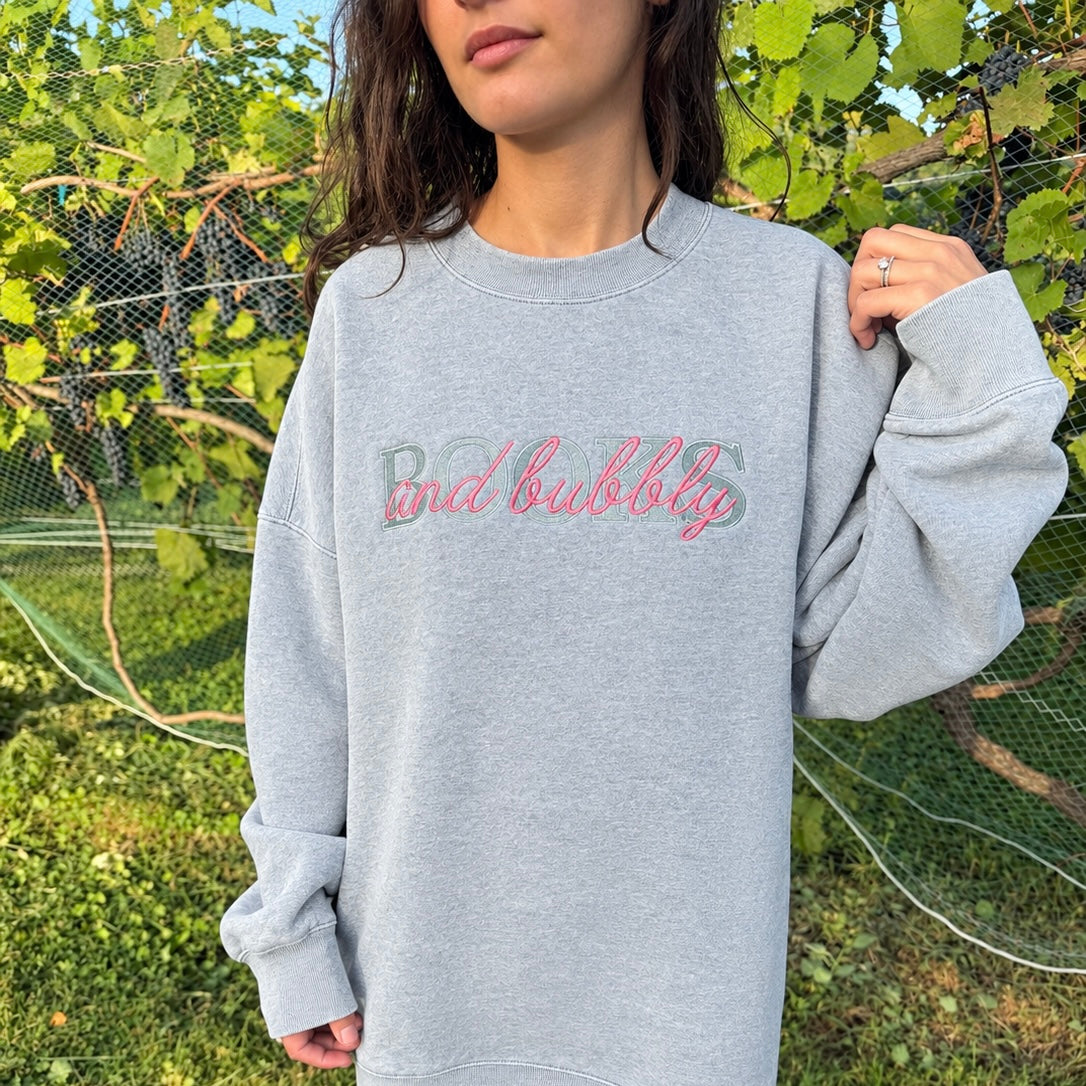 Books and Bubbly Sweatshirt