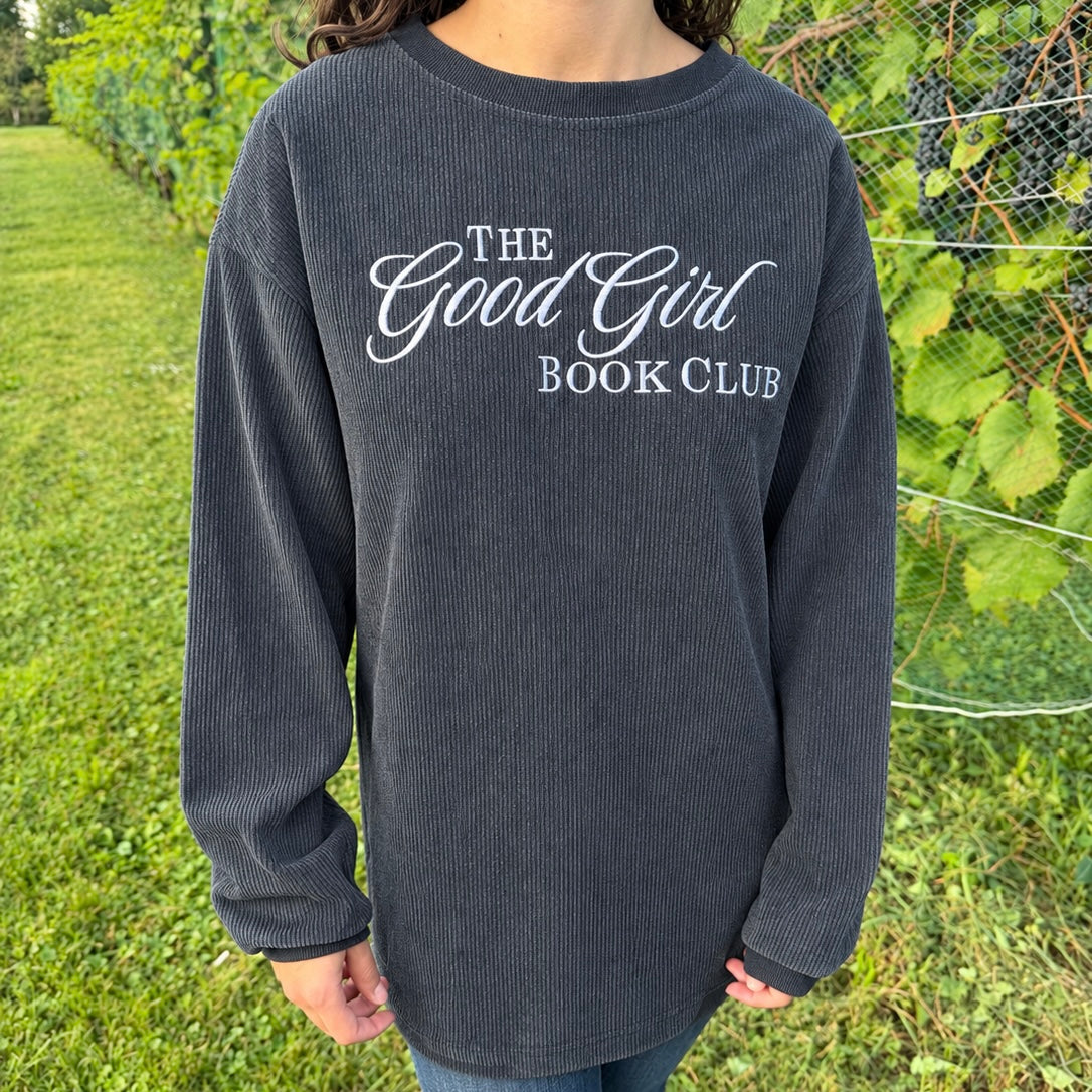 The Good Girl Book Club Crewneck (Grey)