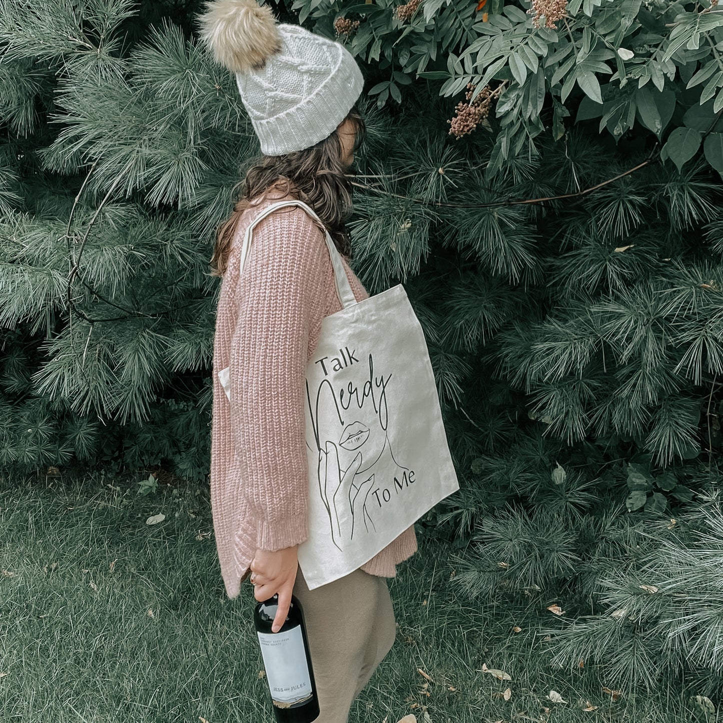 Talk Nerdy to Me Tote Bag