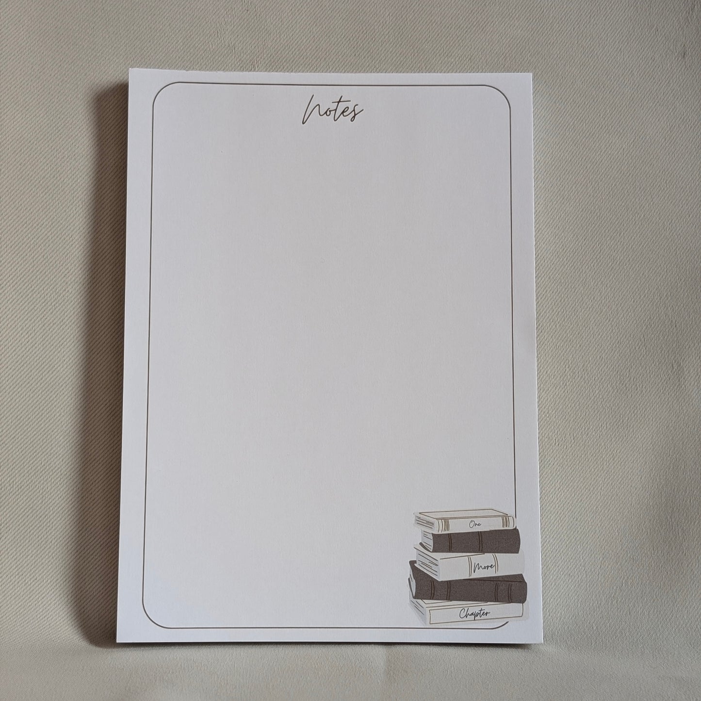 One More Chapter Notepad