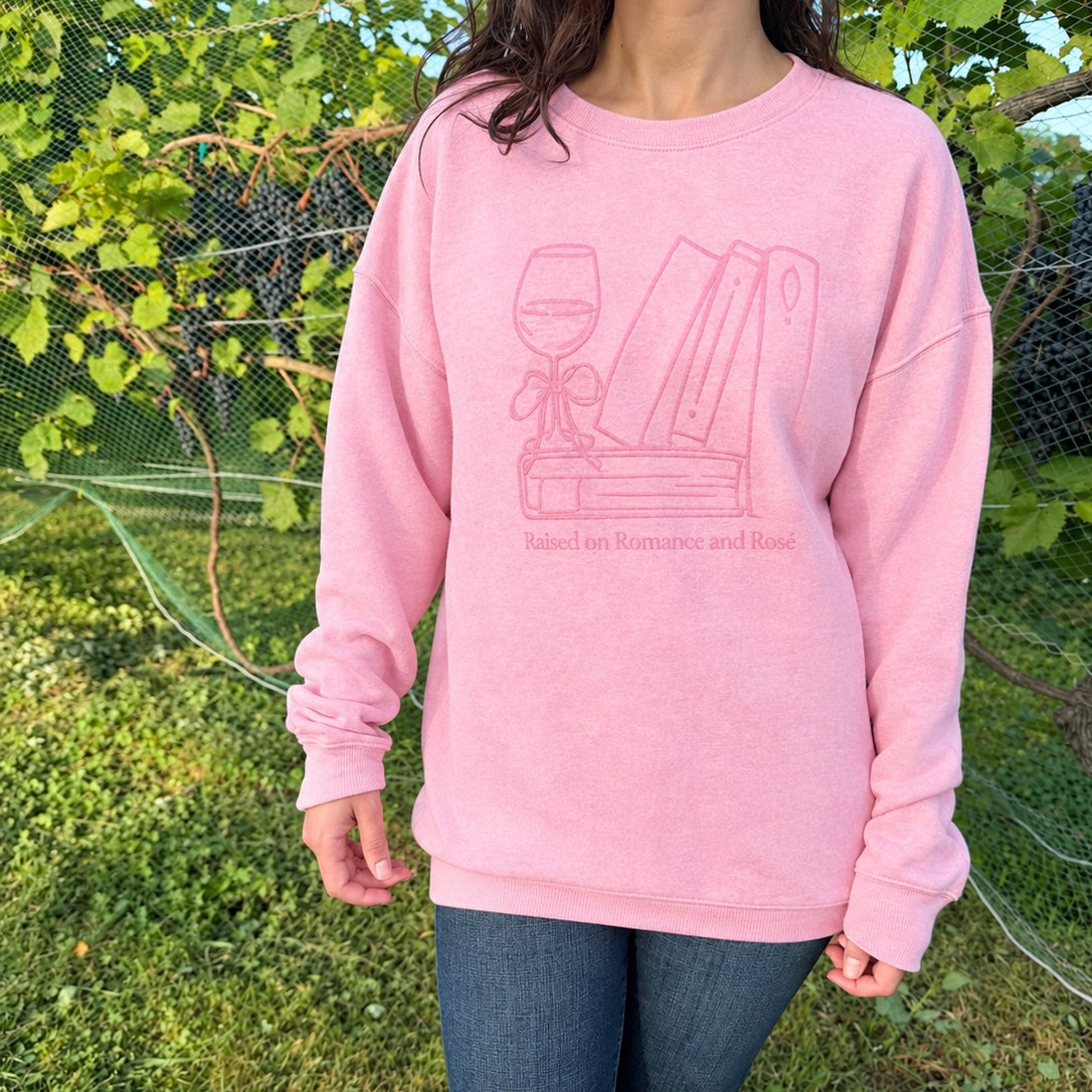 Raised on Romance and Rose Crewneck