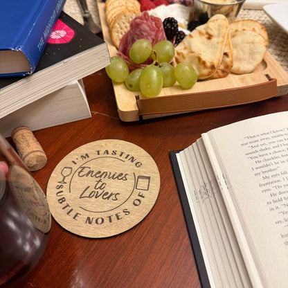 Cheeky Wood Coaster Set (Set of 4)