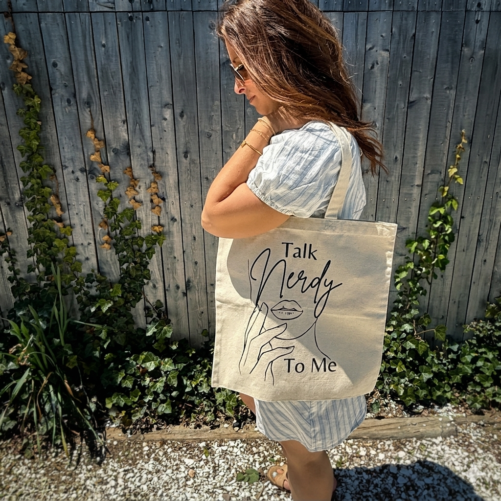 Talk Nerdy to Me Tote Bag