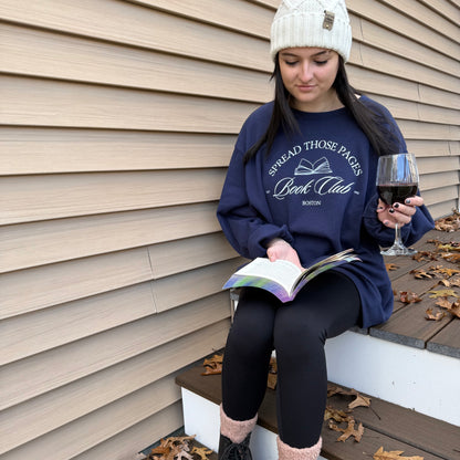 Spread Those Pages Book Club Crewneck