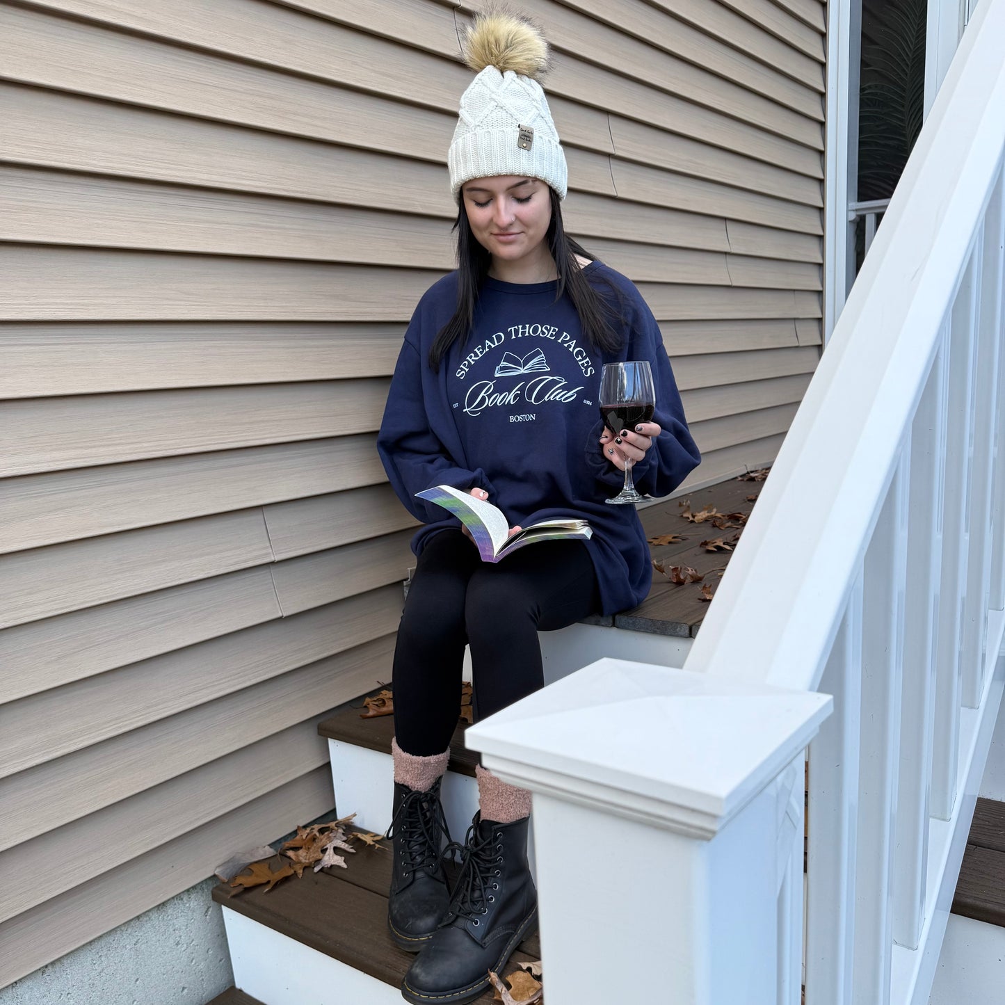 Spread Those Pages Book Club Crewneck