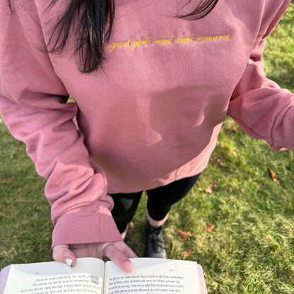 Good Girls Read Dark Romance Crewneck