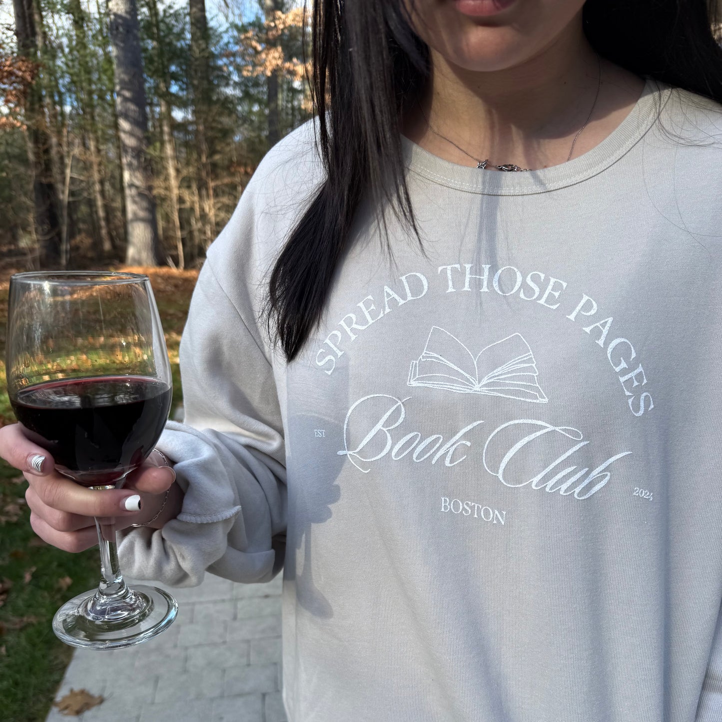 Spread Those Pages Book Club Crewneck