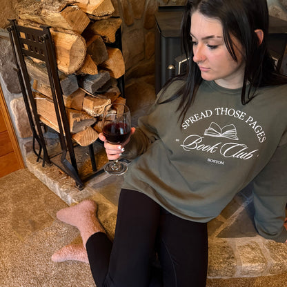 Spread Those Pages Book Club Crewneck