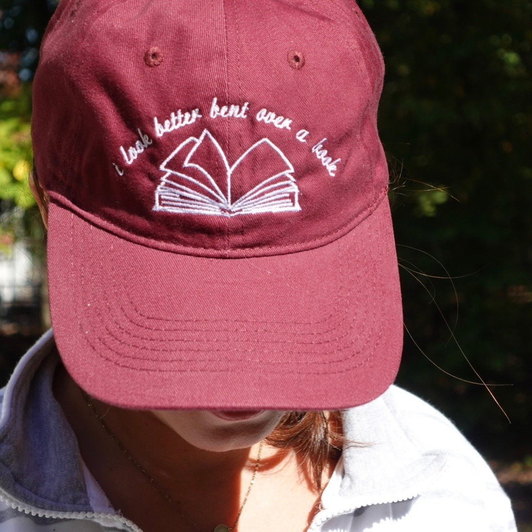 I Look Better Bent Over a Book Baseball Cap
